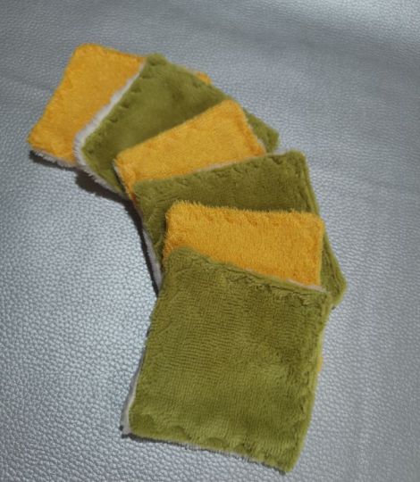 Lingettes Jaune et Verte